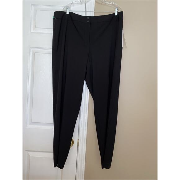 Calvin Klein Traditional Black Fit Trousers Dress Pants Woman’s Plus Size 18W - Picture 1 of 9